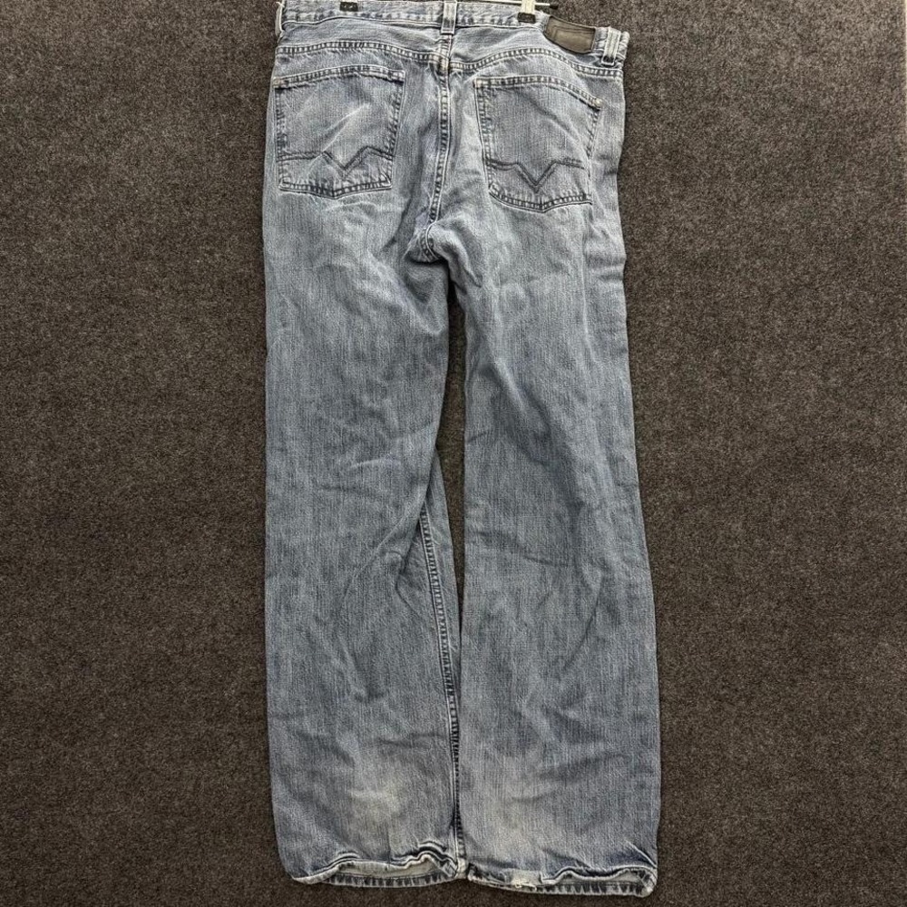 Vans Light Wash Denim Jeans Mens Size 36x30 Blue Baggy Skater Pants